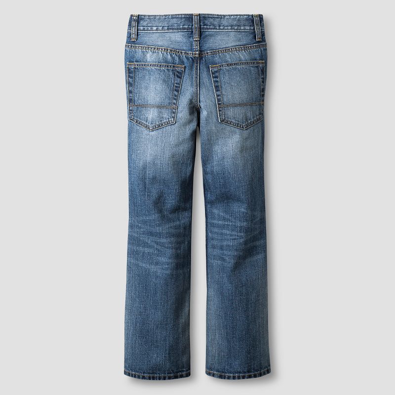 Boys' Stretch Bootcut Fit Jeans - Cat & Jack™, 4 of 6