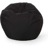 NicBex Polyester Round Bean Bag Chair with High-Density Foam,Lazy Sofa Chair for Adults,Modern Lounge Chair for Living Room - 2 of 4