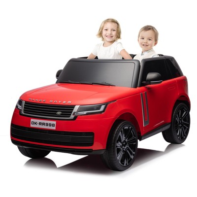 24V Licensed Land Rover Ride On Car, Kids Electric Car with 2-Seater