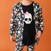 Kelly Skelly French Terry Button Cardigan - Posh Peanut - 2 of 3