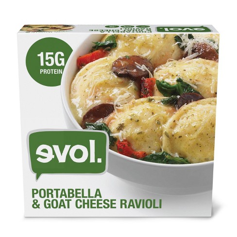 Evol Frozen Portabella And Goat Cheese Ravioli - 8.75oz : Target