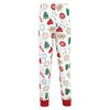 Touched by Nature Infant and Toddler Organic Cotton Tight-Fit Pajama Set, Christmas Cookies - 4 of 4
