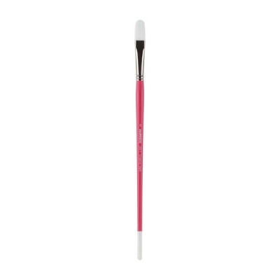 Creative Mark Pro White Soft Filament Acrylic Paint Brushes - Filbert - Versatile Synthetic Brushes for Acrylic Painting , Gouache, Oils & Caseins