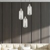 Livex Lighting Art Glass 1 - Light Pendant in  Brushed Nickel - 3 of 4