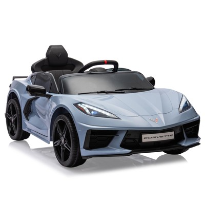 12V Licensed Corvette Kids Electric Ride-On Car with Parental Remote Control¨C Battery Powered Car Toy for Toddlers
