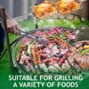 KTMBDW 33 Inch Portable Charcoal Grill ¨C Heavy-Duty Round BBQ Grill for Small Outdoor Barbecue, Camping, Travel, Tailgating & Backyard Cooking, Black - 3 of 4