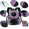 PetAmi Dog Front Carrier Backpack, Ventilated Adjustable Pet Cat Puppy, Hiking Camping Chest Travel Carrying Bag - 4 of 4