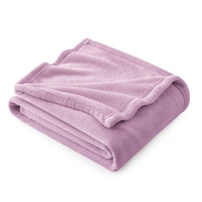Bedsure | Flannel Blanket Solid 300GSM Soft Fuzzy Plush  Bed Blanket