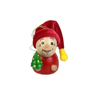 Steinbach Wooden Hand-Carved, Hand-Painted 12 Days of Christmas Ornament, Day One, Pear Tree - 1 of 4