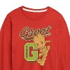 Boys' - Marvel - Guardians of the Galaxy Groot Collegiate Long Sleeve Graphic T-Shirt - 2 of 4