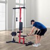 Down Machine - Wall-Mounted Cable Workout Machine 400Lbs Weight Capacity, Dual Pulley System, 20 Height Adjustments for Full Body - 3 of 4