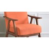 Grungis 32/28 inch Wide 100% Polyester Accent Chair,Modern Upholstered Armchair with Cushion Back and Seat,Fits Living Room,Small Spaces - 4 of 4