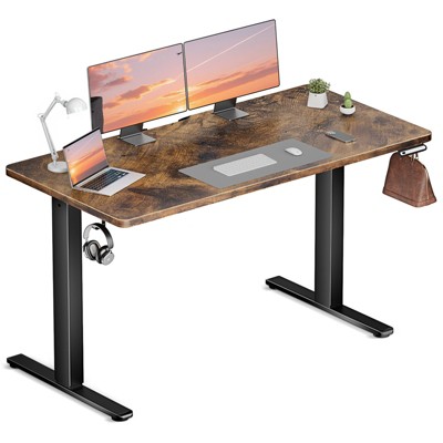 GTRACING Electric Standing Desk, 28"-46" Height Sit Stand up Desk with Memory Preset Controller, Height Adjustable Ergonomic Home Office Computer Desk