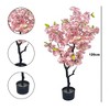 Nasitip Artificial Cherry Blossom Tree, Faux Flower Tree with Realistic Leaves and Trunk, for Home Office Outdoor Indoor - 3 of 4