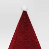 17" Flip Sequins Santa Christmas Hat - Wondershop™ Red/Green - 2 of 4
