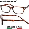 grinderPUNCH High Magnification Power Readers Slim Reading Glasses 4.00-6.00 Black/4.00 - 4 of 4