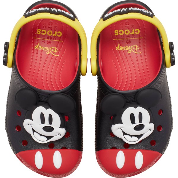 Zuecos Crocs clásicos de Mickey Mouse para niños