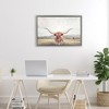 Stupell Industries Longhorn Portrait Open Meadow Floating Frame Canvas Art - 3 of 4