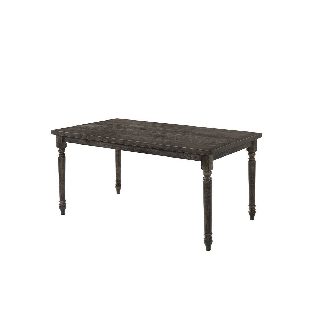 60" Claudia Li Dining Table Weathered Gray - Acme Furniture