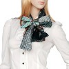 Slickblue Silk Scarf with Paisley & Flower Print - Soft, Lightweight Women’s Shawl with Chic, Vibrant Design, 2 Sizes - 2 of 3