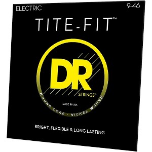 DR Strings Tite-Fit LH-9 Nickel Plated Electric Guitar Strings (9-46) - 1 of 3