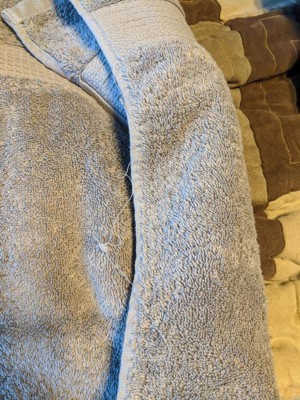 Brand – Pinzon Organic Cotton Bath Sheet Towel, Set of 2, Spa Blue