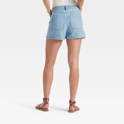 Women's High-Rise Utility Denim Shorts - Universal Thread' - image 2