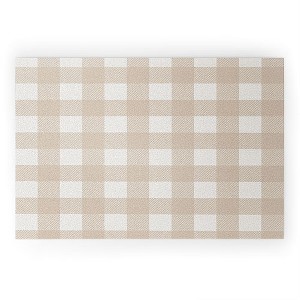 Alisa Galitsyna Gingham Cloth Checks Looped Vinyl Welcome Mat - Society6 - 1 of 4