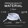 The Original Stretchlace Round Elastic Shoelace - White - 4 of 4