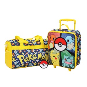 Pokémon Youth 3-Piece Pilot Case Duffle Bag & Luggage Tag Carry On Travel Set - 1 of 4