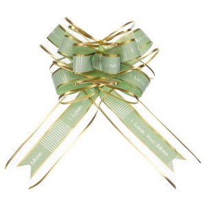 Unique Bargains Large Organza Pull Bow Gift Wrapping Ribbon for Wedding 20 Pcs - 1 of 4
