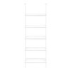 INFURNIC Decorative Bookshelf Bookcase Etagere 5 Tier Ladder Etagere Open Storage Shelf Modern Metal Frame, White, 23.75"*12"*72" - 2 of 4