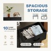 Lyngins 10-Drawer Tall Dresser for Bedroom, Wooden Chest of Drawers, Storage Cabinet with Water-Resistant Top for Closet/Nursery/Entryway - 2 of 4