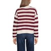 Lands' End Women's Cotton Blend Pointelle Crew Neck Sweater - 2 of 4
