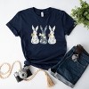 Three Blue Willow Bunnies - Women's Short Sleeve Graphic T-Shirt - 2 of 4