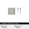 Amerock Eleva 1-3/16 inch (30mm) Length Cabinet or Furniture Knob - 4 of 4