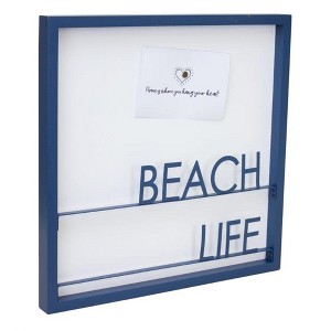Beach Life Magnetic Memo Board – 15.75"H – Coastal Wall Decor – By Melrose - 1 of 3