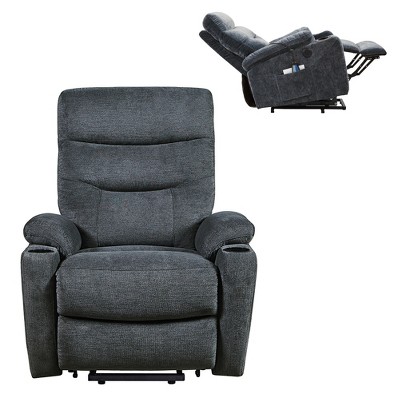 Power Lift Recliner Chair for Elderly, Electric Recliner Chair with Massage and Heat, Electric Lift Chair Massage Reclining Chair Sofa with USB Ports