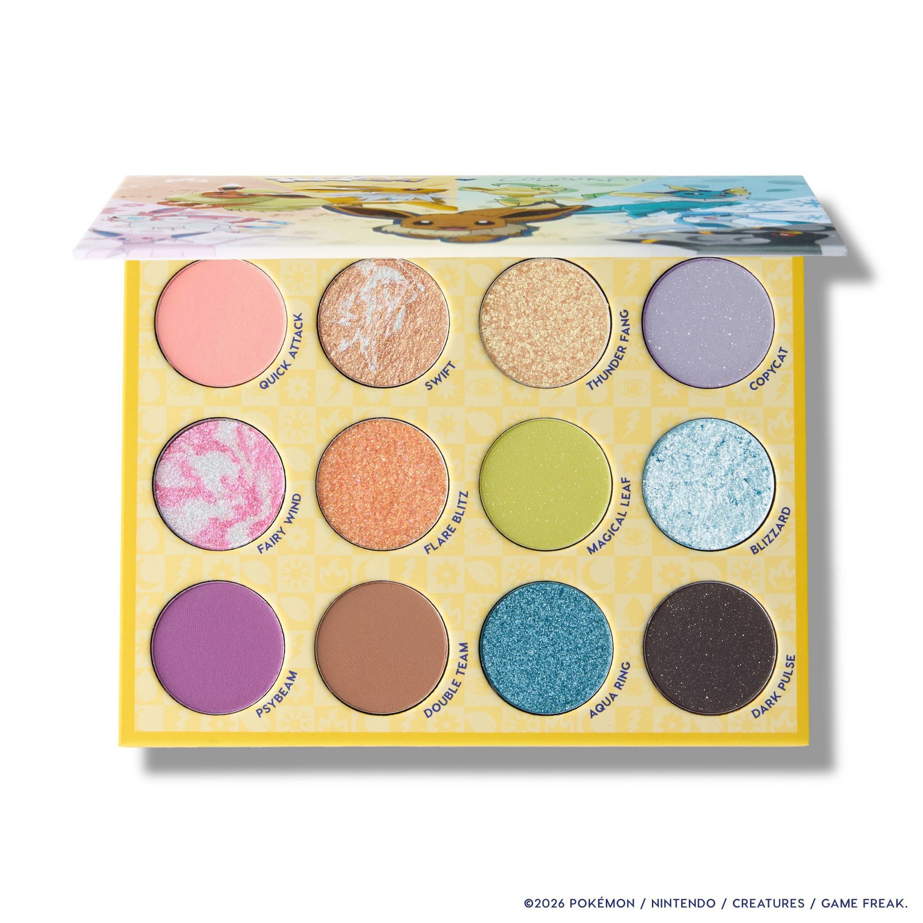 ColourPop Pokemon Eye Palette - Eeveelution - 0.46oz