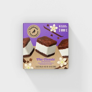 Nightingale The Classic Ice Cream Sandwiches Chomp Size - 10.4oz/4ct - 1 of 4
