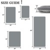 Inhand Memory Foam Bath Mat - Soft Absorbent Velvet with Non-Slip Backing, Machine Washable - 2 of 4