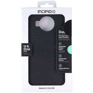 Incipio Duo Series Dual Layer Case for Nokia 8 V 5G UW - Black - 1 of 3