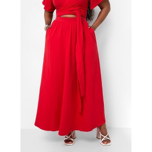 Rebdolls Women's Big Risk Maxi Skater Skirt W. Pockets - 1 of 3