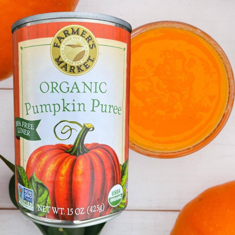 Farmer&#39;s Market Foods Organic Canned Pumpkin Puree - 15oz, 2 of 4