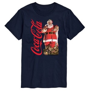 Men's - Coca-Cola - Vintage Santa With Presents Short Sleeve Graphic T-Shirt - 1 of 4
