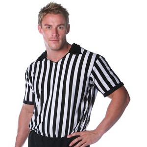 Halloween Express Men's Referee Shirt Costume - 1 of 2