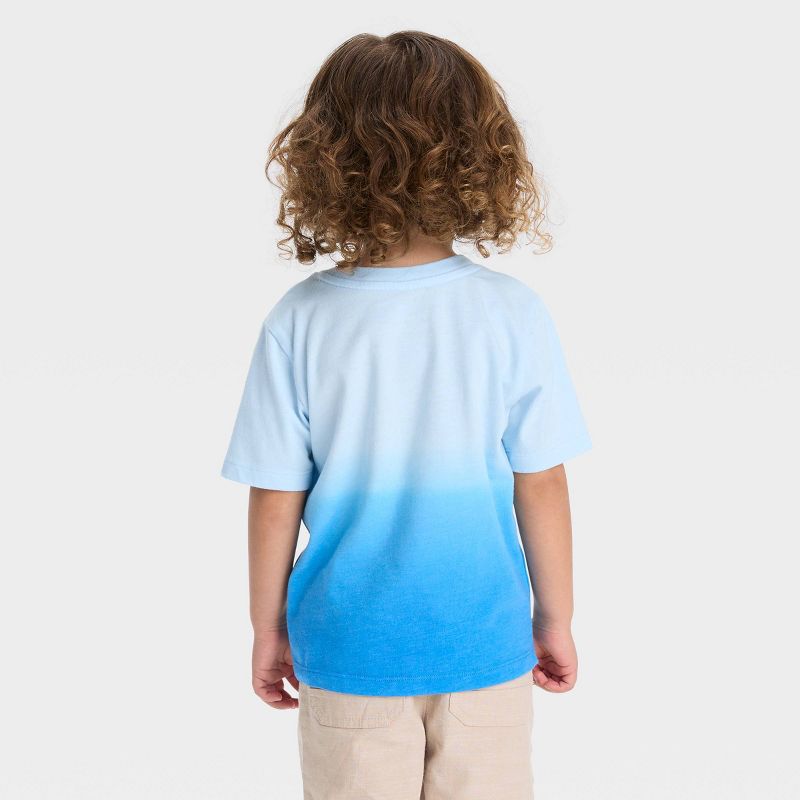 Toddler Boys' The Little Mermaid Flounder & Scuttle Short Sleeve Graphic T-Shirt - Light Blue, 3 of 4