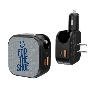 Indianapolis Colts 2024 Edition 18-Watt 2 in 1 USB A/C Charger - 1 of 1