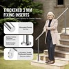 VEVOR Handrails for Outdoor Steps, 70.9 in/ 180cm Length Stair Hand Rail Kit, Transitional Stainless Steel Railings with Installation Kit, Silver - 3 of 4