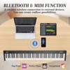 Whizmax Piano Keyboard 88 Keys Semi-weighted, Full-Size Electric Keyboard Piano for Beginners,Portable Keyboard with Headphones,Sustain Pedal - 4 of 4